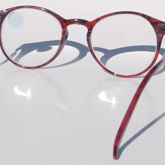 (NWT) Vintage 90's Plastic Combo School Girl Readers +3.00 (S.Burgundy) - Picture 3 of 4